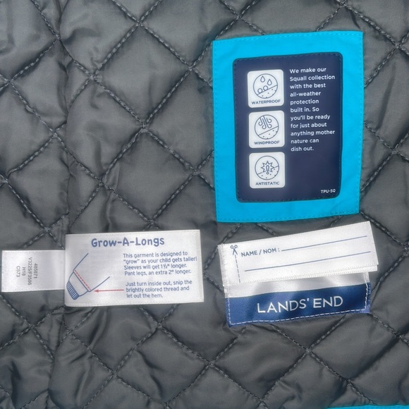 Girls Lands’ End Winter Coat - Picture 9 of 17